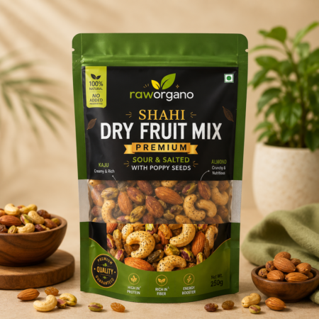 RawOrgano Shahi Dry Fruit Mix Premium 250G